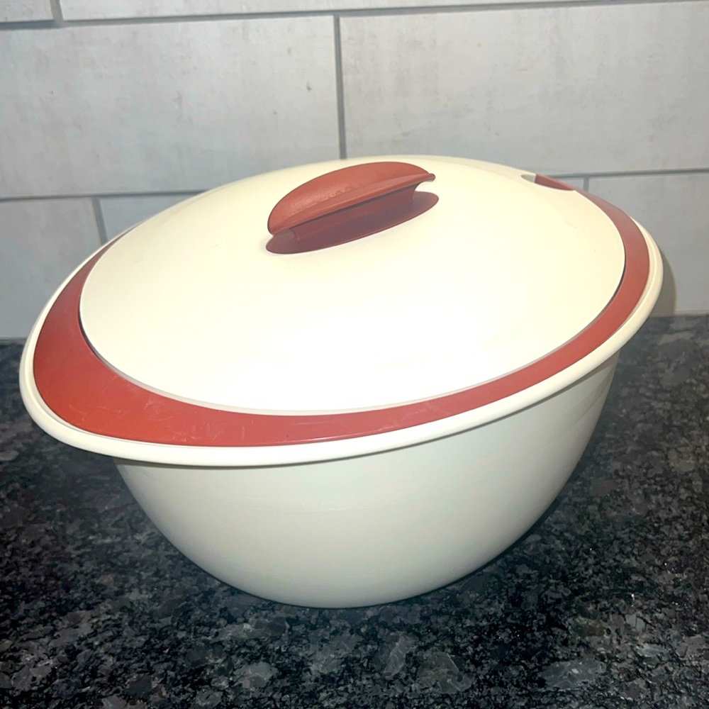 Heat Serve N Store insulated Tupperware Bowl. Vintage. Believed to be new